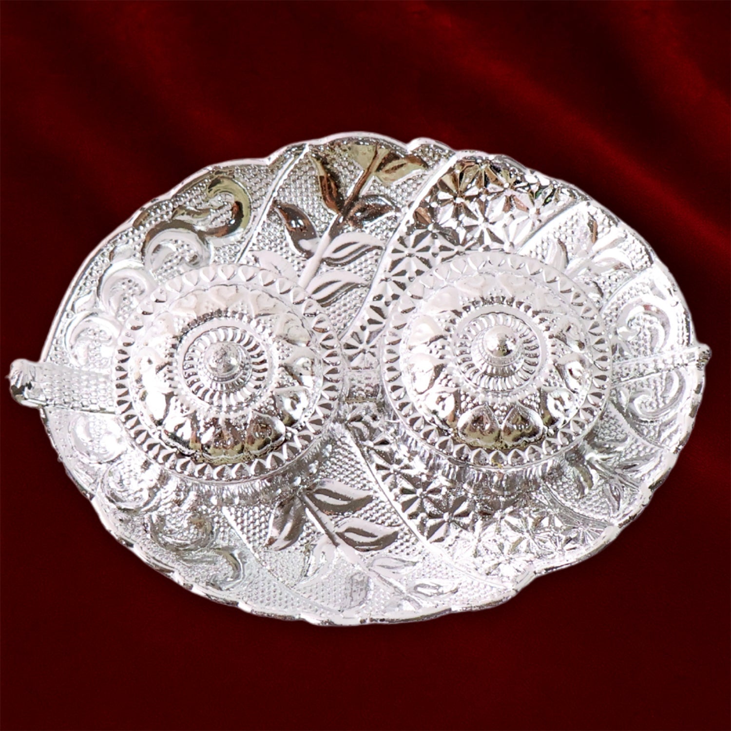 Leaf Shape Special Puja Thali (1 Pc / Mix Design) Leaf Shape Special Puja Thali (1 Pc / Mix Design)